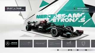 F1 2021 PS4 | All Car List F1 F2 & Driver Team Deluxe Edition [4K]