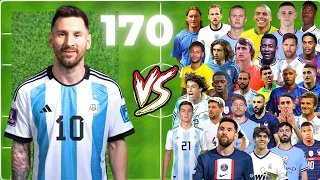 MESSI 🆚 170 PLAYER / Pele - Ronaldo - Mbappe - Maradona - Neymar