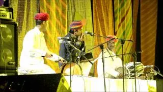 BARMER BOYS Percussion set - Rais-Bhungar-Mangu Khan at the Amarrass Desert Music Festival