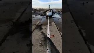 #Ukraine New footage from the ground at the Russian airbase in Novofedorivka, #Crimea