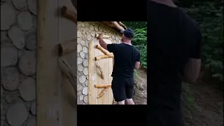 One built a dugout with his own hands. Part2