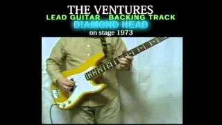 DIAMOND HEAD  The Ventures Lead Guitar Backing Track 1/20 (with Bob Bass cover)