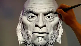 3D Sculpting an Old Man in ZBrush | 1 Hour Speed Sculpt |