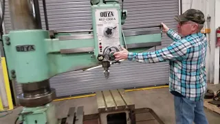 4' x 13" Ooya Radial Arm Drill