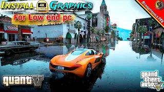 How To Install Gta 5 QuantV 2.1.4 Mod | How To Install Realistic 4k Graphics Mod In Gta 5 | Gta5Mods