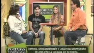 Jonathan Montenegro y Patricia Schwarzgruber en Portada´s, 2010