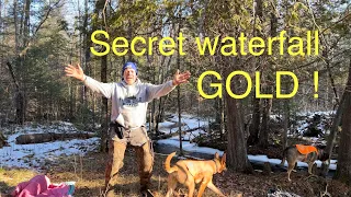 Hidden GOLD behind secret waterfall !!