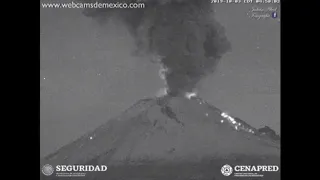 Mexico's Popocatepetl Volcano Erupts Overnight Spewing Ash and Smoke Into Air