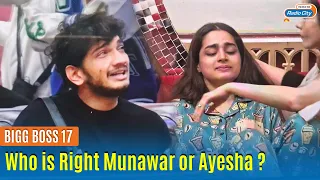 Bigg Boss 17 :  Ayesha And Munawar Are At War | NAZILA