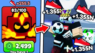 I Bought MOST EXPENSIVE PETS and BEAT STRONGEST BOSS in Roblox Head Soccer Simulator..