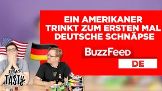 Ein Amerikaner trinkt zum ersten Mal deutsche Schnäpse