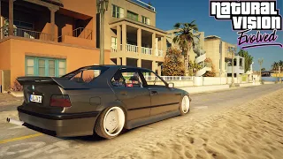 GTA V NaturalVision Evolved Real Life Graphics BMW E30 Logitech G29 Gameplay GTA 5 PAKISTAN