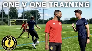One V One Dribbling Training | Full Session With Roca Technical Football Training