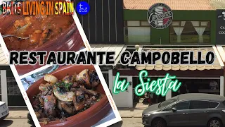 Restaurante Campobello Review La Siesta Torrevieja | Italian restaurant La Siesta | Torrevieja