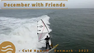 December Windsurfing with Friends - Winter sport Hanstholm Denmark. #windsurf #surf #2023