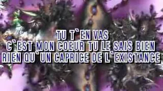 Alain Barriere  Tu T'en Vas  video voce karaoke