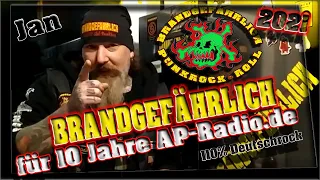 Brandgefährlich - 10 Jahre AP-Radio 🔥📻🔥 (4K Video) www.AP-Radio.de - 110% Deutschrock