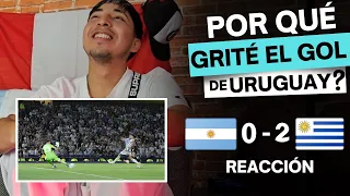 ARGENTINA 0 - 2 URUGUAY ⚽ ARGENTINA ME HIZO PERDER PLATA🤬 Eliminatorias 2026