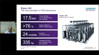 Chirag K Shah (Siemens Energy) - PEM electrolyser technology. Flexible, efficient and scalable