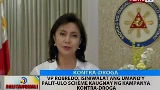 VP Robredo, isiniwalat ang umano'y palit-ulo scheme kaugnay ng kampanya kontra-droga