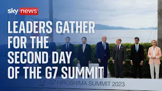 Leaders from around the world gather at G7 summit