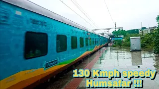 130 KMPH Speed Upgraded 09219 MGR-ADI HUMSAFAR Express Shattered Saphale with Kalyan Wap 7