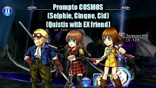 DFFOO GL#165.2 PROMPTO COSMOS (SELPHIE, CINQUE, CID) 382K SCORE | 76 Turns