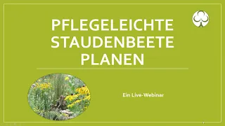 Pflegeleichte Staudenbeete planen