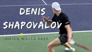 Full practice game between Denis Shapovalov and Holger Rune