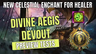 Neverwinter mod 28 Celestial divine aegis enchant - Cleric devout healer test (preview)