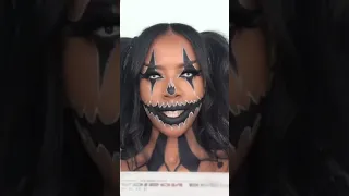 CLOWN MAKEUP TIKTOK TREND | rate this 1 to 10?! #shorts