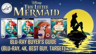 THE LITTLE MERMAID - 4K/BLURAY UNBOXING (BLURAY, 4K, TARGET, BEST BUY) BLURAY BUYERS GUIDE