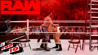 TOP 10 RAW MOMENTS: WWE TOP 10 - RAW - UNIVERSE MODE WWE 2K17