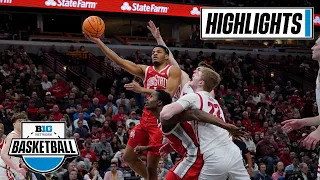 Ohio State at Wisconsin | Highlights | 2023 Big Ten Men's Basketball Tournament | March 8, 2023