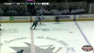 Canucks @ Sharks Highlights 3/7/15