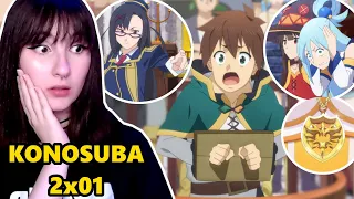 EP 01 temp 2 KONOSUBA REACT | dublado pt br