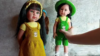 Куклы Llorens 42 см сравнение двух девочек  и Llorens 30см!