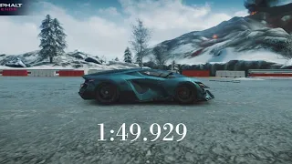 Asphalt 9 | Ajlani Drakuma stage 11 | 1⭐ 1:49.929(reference)