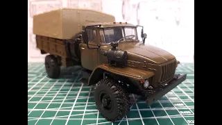 Сборка модели УрАл 43206 AVD models