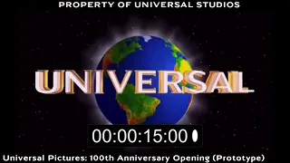 Universal Pictures: 100th Anniversary Prototype Logo (Late 2011/Early 2012/FOUND/RARE)