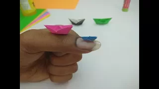 TINY traditional method ORIGAMI PAPER BOAT