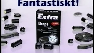 Extra drops lakrits   TV3 reklam  13 nov 2005