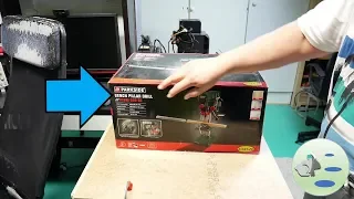 Parkside Lidl Bench pillar drill unboxing, assembly and basic test