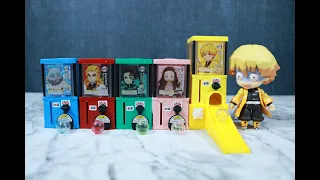 A very small capsule toy machine of Demon Slayer that can actually be used【Stop motion】【Nendoloid】