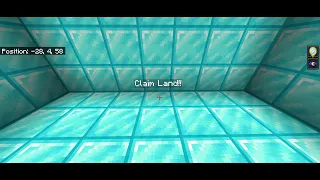 How to claim land Minecraft(Bedrock)