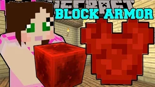 Minecraft: EPIC BLOCK ARMOR! (CRAFT ALMOST ANY BLOCK INTO ARMOR!) Mod Showcase