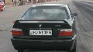 BMW E36 M3 Vs. Opel GT Drag Race