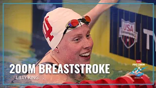 Lilly King Leads the Pack in Women's 200 Breaststroke | 2023 TYR Pro Swim Series Westmont