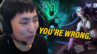 What happened with 100T, Discussing Jinx Thresh Prio