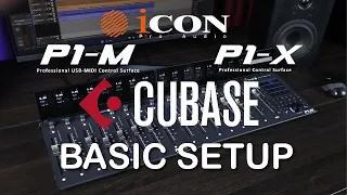 P1-M DAW Controller & P1-X DAW Control Expander Basic Setup with Cubase/Nuendo